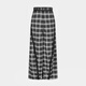 moussy 2025夏季新品休闲慵懒风蕾丝花边宽松休闲裤028ISA31-3551 025花纹黑色 S