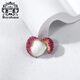 Royal sasa royal sasa cute concubine smiles lychee small brooch women's anti-exposure buckle high-end suit accessories pin