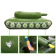 
Water inflatable tank water squirt swimming ring with water gun children adult toy surfing mount adult boy floating row [small tank] + water gun