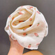 
Autumn and winter thin baby scarf for women in spring and autumn girls square scarf cute baby scarf with skin-friendly versatile silk scarf 3# star square scarf white