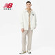 NEU BALANCENB OFFIZIERTE NEUE NEUE MÄNNER UND DAMEN UND DAME COUTWOR Jacke Casual Vielseitige Sportjacke Elfenbein Weiß 5qd12083-IV Einen Größe M Höhe 170cm