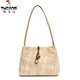 Woodpecker (Tucano) Neue chinesische Stiltasche für Frauen 2025 Neue Frühlings- und Sommer-Freizeit-One-Shoulder-Achselhöhlen-Achselhöhlen-Achselhöhlenbeutel Handtasche Handtasche Neues Khaki Neues Produkt