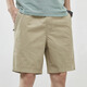 Pier Cardin Shorts Herren 2025 Sommer Pure Cotton Lose Trend Shorts Herren-Mid-Size Lose Casual Fünf-Punkte-Hosen 9215 Bean Green M [90-115jin [Jin gleich 0,5 kg]]