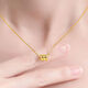 NXO pure gold 999 accessories gold small waist pendant 999 pure gold small waist hand-knitted diy small accessories light luxury 0.02g small waist--single accessory