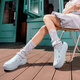 阿迪达斯 （adidas）拖鞋男鞋女鞋2025夏季新款OZWAVE厚底穆勒鞋波波凉鞋包头凉拖 JR9273浅蓝 36.5