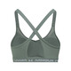 Under Armor (UNDERARMOUR) Spring and Summer Crossback Women's Low Intensity Training Sports Lingerie 1386424 Lime Green 348 L