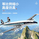 汇纳模型仿真ABS拼装L-1049荷兰航空DASH8Q300新西兰航空摆件 L-1049荷兰航空 1125塑料拼装模