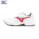 Mizuno (Mizuno) Männer und Frauen Schule atmungsaktivem Mesh Schockabsorbing und Anti-Rutsch-Retro-Freizeitschuhen Laufschuhe 29kn13562 Weiß/Rot (groß) 35 220