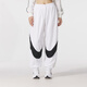 Nike (NIKE) sports suit women's clothing 2025 new autumn fitness training woven two-piece jacket jacket, foot trousers HJ1183-100+HV2358-100 S