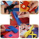 Blackboard occupé écrit Fine Movement Training Teaching Aids Montessori Early Education Toy Bouton bouton bouton zipper Multi-couche Banned Board + Penguin Balance Pirate Ship