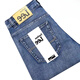 Lee Dprre Summer Stretch Stretch Jeans Men's Business Loose Loose Straight Casual taille haute taille High Breathable Cool Men's Pants 866 Bleu + 1109 Bleu foncé (deux pièces) Miroir inversé Affichage 36 (tour de taille 2,8 pieds)