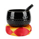 Taoist Magic Instrument Black Bronze Chime Ornnaments SN9195 3.5 pulgadas