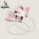 AUGTARLION new super cute rabbit plush doll crossbody bag high-value birthday gift soft girl backpack
