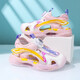 Hongxing Children's Kick gebrochene Größe Kinderschuhe Jungen Mesh Schuhe atmungsaktives Mesh 2025 Sommer Neue Kinderschuhe Laufen mittelgroße Kinder hohle L733 Monatsfarben 29