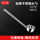 Chuwanya stainless steel soup spoon long handle water ladle water ladle soup spoon commercial large soup porridge spoon diameter 14cm long 65cm