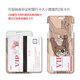 Miru Cat and Mouse Card Set Meal Card Campus Card Bus Card Student Water Card Work Card Work Card Certificate Set School Card (Card Set + White Short Leather Rope) KA12804