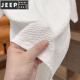 Jeep Spirit2025 Neue Sommereis-Seiden Textur bestickter runder Nacken Männer kurzärmelige modische halbärmelige, vielseitige leichte luxuriöse T-Shirt-Männer [Sommerkurzhülse] 6628 Black M 80-105jin [Jin gleich 0,5 kg]