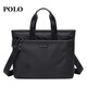 POLO briefcase men's business handbag men's 14/15.6-inch computer bag conference file bag business trip shoulder bag
