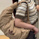 Adidas (Adidas) Clover Tailentasche Herrenbeutel Frauenbeutel Sportbag Umhängetasche mit Wolken Croissant Bag Crossbody Casual Bag Ka9272 warmes Sand Farbe große Größe 33*48 cm, vorbehaltlich der physischen Gegenstände der Theke