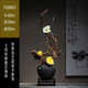 ABDT new Chinese ceramic vase Zen dead wood simulation floral decoration Lavacian style living room tea room entrance wood carving ornaments floral set combination: 9276 (all as shown in the picture)