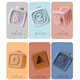 Shantoulin Village Baby Soft Glue Building Bloods Music Empiled Can Motter Teeth Glue Rainbow Circle bébé 0-1 ans Early Education Toys Childre