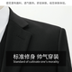 Luo Meng suit men's Korean style slim coat groom wedding dress business professional formal small suit men black single suit XL