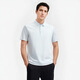 LEE KIDS men's T-shirt summer ice silk POLO shirt collar sports summer lapel short-sleeved men's T-shirt quick-drying polo shirt 12358 black M
