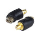 OKCSC Ear to QDC/0.78 Adaptador de auriculares femenino para Acoustune HS1650CU HS1655CU 1670SS HS1695TI CONVERTOR DE PLAZ
