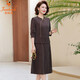 Vestido de primavera de la madera de la madera de la madera dorada, el vestido de novia de la primavera del estilo del estilo y el otoño noble noble, los dos rojos XHB036/1049 5XL recomendado 141-150Jin [Jin iguala 0.5 kg]