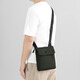 [Второй рукой 99 Новый] Не используется Armani Axe Men's Men's Men's Men's One-Crossbode Crossbody Bag XM000591 AF12099 UB001 Dark Green