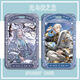 Leichte und Nachtliebe Qi Sili Xia Mingxing Student Card Case Schulkarte Wasserkarte Mahlzeit Karte Zugangskarte Schlüsselbund Marke [Hot Sale] Light and Night Love Z14134 Kartenkoffer + schwarzes Kurzfilm Seil