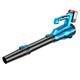 Deyun Batería de litio recargable Selipador de cabello Soot soplador Industrial de alta potencia Polvo Hojas caídas Despateado de nieve Herramientas de granja eléctrica Blue 6 velocidades - Dy Storm Gun 3888tv Tres electricidad y una carga una carga