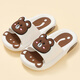 LiYunHouSe Cartoon Slippers Children's Sandals Summer Non-Slip Wear-Resistant Treading Feeling New Boys and Girls Cute Baby Slippers White 26-27 Sizes Inner Length 16CM