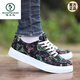 Pecker Chaussures masculines 2025 Chaussures en toile Summer NOUVEAUX chaussures de sport décontractées pour hommes respirants F-6636 Chaussures en toile en or 39