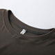 Fiber Show [Fashionable Design Feeling Comfortable Round Neck Short Sleeve T-shirt] Large Size Women's Fat mm2025 Summer New Style 1463 Beige 2XL