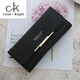 Casa-kupsck2025 Nueva billetera japonesa y coreana Mujer femenina Gran capacidad Posición múltiple Color sólido simple Versión actualizada de cuero de cuero y materia amarilla versátil