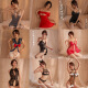 
Jinxiao sexy underwear sexy temptation without taking off pajamas women open-end pure flirting uniform hot hollow nightgown 1048 equal size