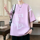 QLTQZQ Summer Camiseta de manga corta Niño de 12-15 años adolescentes 13 Tops para niños camisas para hombres 16 695 Green Quality Assurance M 80-100Jin [Jin equivale a 0.5 kg]