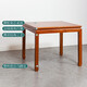 IKEA E-Home Brand Mall Huit Immortals Table Chine Chinese en bois massif table chaise chaise carrée des échecs de ménage Fleur 9898 * 98 * 75 Table simple