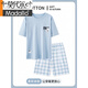 Modal Pajamas Summer Cotton puro algodón puro 2025 Nuevo adolescente Summer Shorts Shorts Sortes para hombres Ropa para ropa exterior HD9928 L [Adecuado para 100-120 Jin [Jin es igual a 0,5 kg]]]