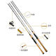Daiwa High-End New Luer Rod Dawia Gerade Griff Griff Luer Rod Carbon Stick Pferd Mund Angel Rod Road 2,03 m neue CS682MLB mittelgroße Weichwaffe