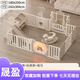 Kabaru small house baby and children's play fence ground protective fence living room home crawling mat baby indoor amusement park 180*250+ drawing board basket rack swing slide storage rack