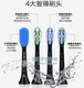 
Philips (PHILIPS) toothbrush head HX9043 9053 9063 9073 suitable for HX9954 9924 9903 intelligent series 2 white HX8072 tongue coating p
