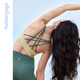 Common Sage Yoga Elegantes Kreuz schöner Rücken One Cup BH Sport Fitness atmungsaktiv
