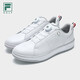 FILA official men's shoes 1911 Trainer soft spike golf shoes autumn new sports comprehensive training shoes FILA white-WT 40.5