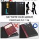 MPPMCK Dinamarca original Vanlem Vanlem Anti-theft Passport Passport Bag Viaje en el extranjero Passport Passport Clip Card Bag Defense Militar Green [Antidemagnetización Anti-cepillado]]