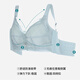 Modale einstellbare Unterwäsche für Frauen Sommer Ultra-dünner Stil ohne Stahlringe Fett mm große Brüste mit kleinem Sammeln und schlaffender BH schwarz 75b 34