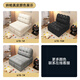 Fergero Single Sofa Bett integriertes Dual-Purple-Spleißbett erweiterte Falt-Ledersofa Bett 2025 Neues 168B#0,8 m