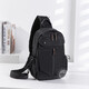 Walker Shop Bast Bag Men [Spinning Oxford résistant à l'eau] 2025 Nouveau sac à bandoulière de grande capacité à la mode à la mode Petit sac à dos noir Small (hauteur 33 * Largeur 21 * Épaisseur 10cm)