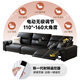 DDC Italienisch minimalistisches Ledersofa 2,91 m plus drei Personen (Null gegen die Wand und heben Sie die Bein-Einzelfunktion an) 9227Y-32